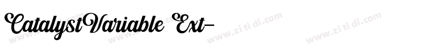 CatalystVariable Ext字体转换 CatalystVariable Ext字体转换